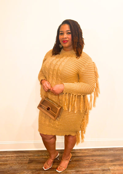 Fringe Me Plus Size Dress