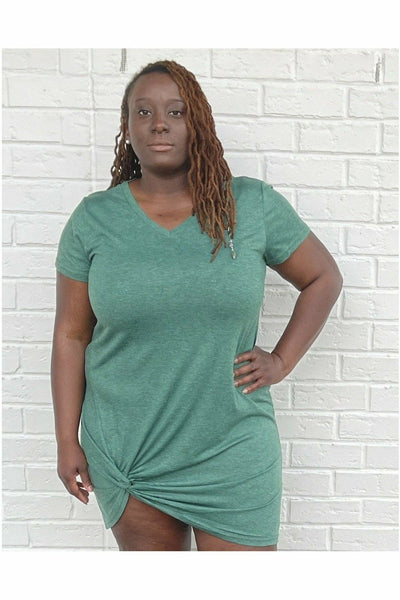 You Got Me Twisted T-shirt Dresses - Nore's Fashion
