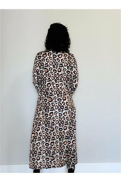Classy Annie J 2pc Leopard Print Cardigan Set - Nore's Fashion