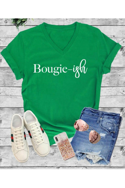 Bougie-ish V-neck T-shirts