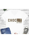 CHOCLIT 100% MELANIN V-neck tshirts - Nore's Fashion