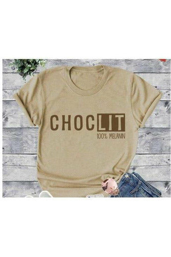 CHOCLIT 100% Plus size t-shirts - Nore's Fashion