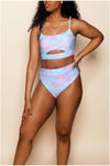 Tey's 2pc Tie Dye Bikini Set - Nore's Fashion