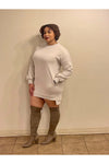 Marie Hi -lo Sweatshirt Dress